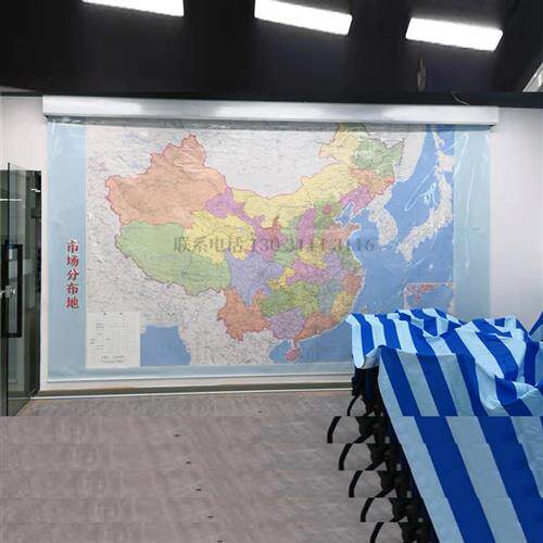 速发电帘卷图机智能遥控升降窗动循环式单多幅自动卷轴清高挂图架