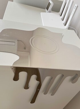 速发不锈钢金属几何立体摆件客厅餐桌吧台桌面轻奢档高工装艺饰品