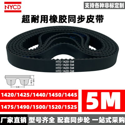 NYCD聚氨酯钢丝橡胶同步带皮带