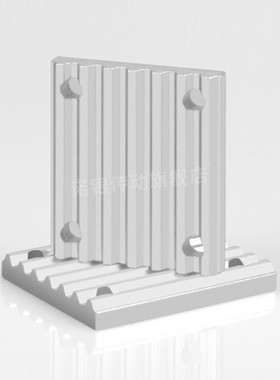 开口同步带齿板压扣板压板mxl xls3ms5ms8mlhat5at10连接块传动