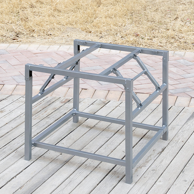 双层加固支架 折叠桌架 桌子架 餐桌脚架 铁桌腿 桌子腿支架 桌脚