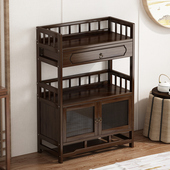 茶水柜办公室茶柜置物架家用茶叶柜茶台桌边柜茶几茶具收纳储物柜