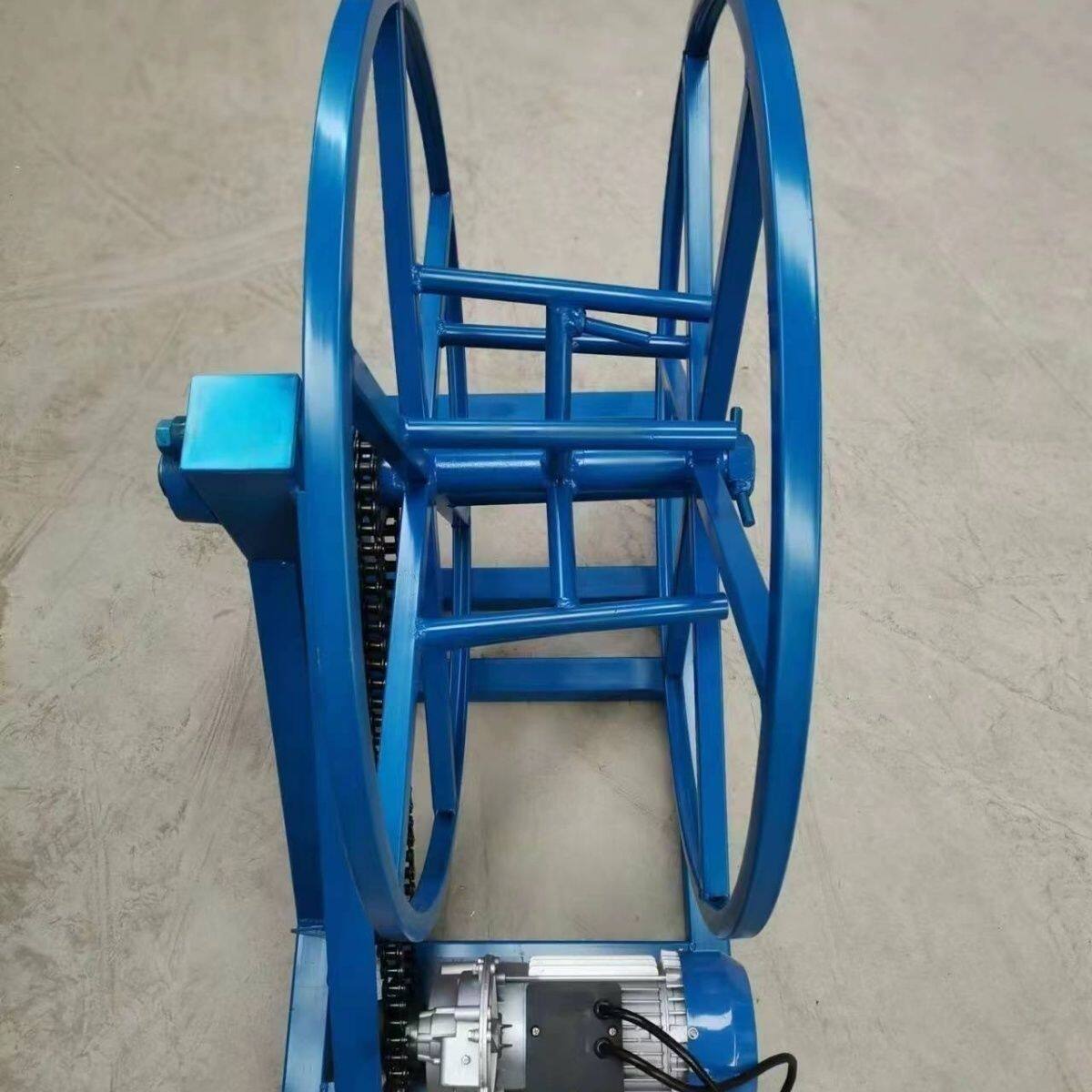 钢丝绳收绳器电动吊篮安全绳拉绳机卷线机220v电缆安全绳收卷厂家