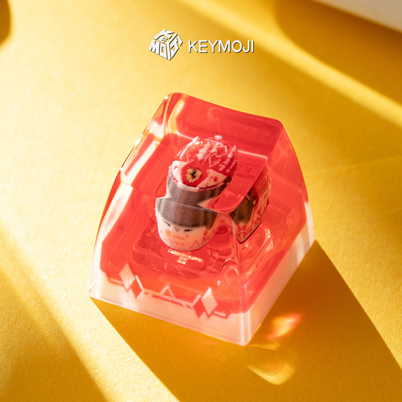 KEYMOJI勒克莱尔F1头盔键帽