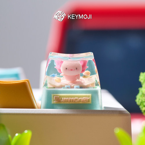 KEYMOJI魔法书召唤物主题键帽