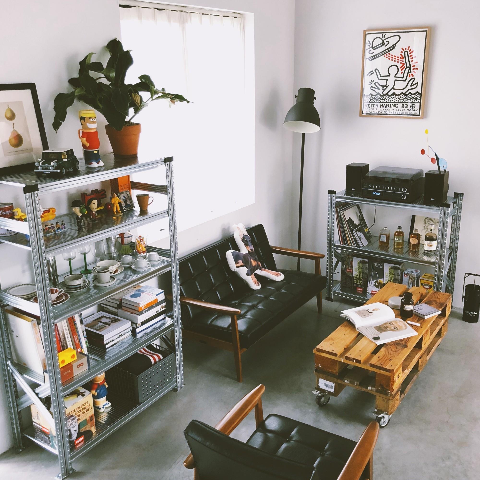 包邮现货 意大利METALSISTEM置物架多层NIGO货架可拆装移动镀锌