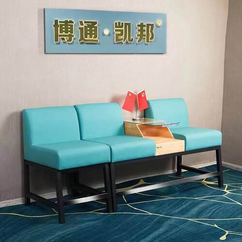 台钢木球椅双人观球沙发台球休室座息沙JD-261发球房看球椅台球桌