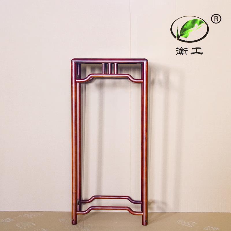 精品中式全实木榆木室内客厅仿古花几置物架花架花台实木架盆景架