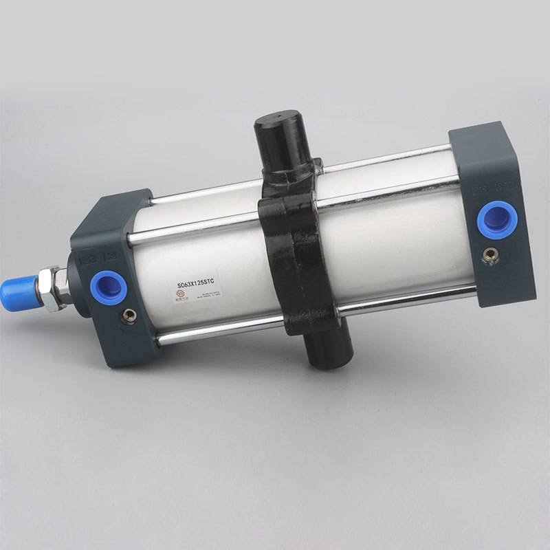 亚德客型标准气缸SC80X25/50/75/100/200/300/400/500/800/1000TC