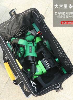 工具包拉杆带轮容OWP实量五金收纳方包结用耐电工木工维大修专用