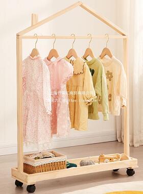 环木创架WIZ作工品照画框木质展示架美网格环创美术幼儿片园儿童