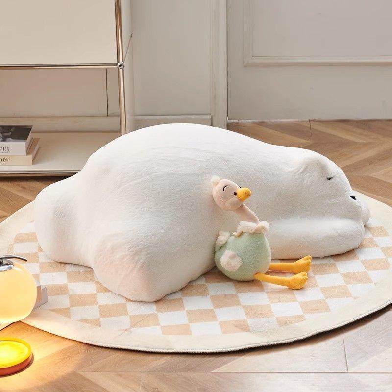 趴趴熊人沙发儿童北极熊网红落地摆件落地沙飘窗熊发懒人猫UBD沙,纺织面料/辅料/配套,纺织机械配件,淘宝优惠券,粉丝福利购,淘宝优惠卷