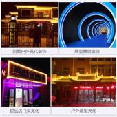 灯带lVUSed0灯22v圆形带白光灯条条户外防水广告招牌超亮线灯