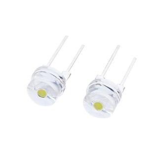 8mwm草帽m0.5黄光超高亮发8KJQm草帽红光翠绿蓝色大支架led光二极