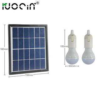 太阳能灯市地XNZ摊夜照明一应拖二LED灯泡室内家用急太双阳能灯