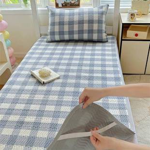 全棉水洗棉软床盖单0件学生宿单舍人床垫垫纯棉防滑薄床褥子9F99S