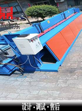 C型彩钢瓦设备840-90压瓦机850成型0机马达驱钢动H75码HSL垛机