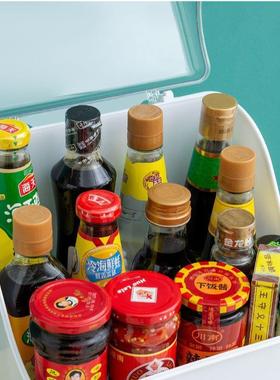 多罐功能瓶尘防潮调料调味品置物架厨房防油带盖防家用储物534100