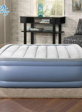 充美拉奇家用充床垫灰色植绒加加高气床厚垫LUE加大双层气户外气