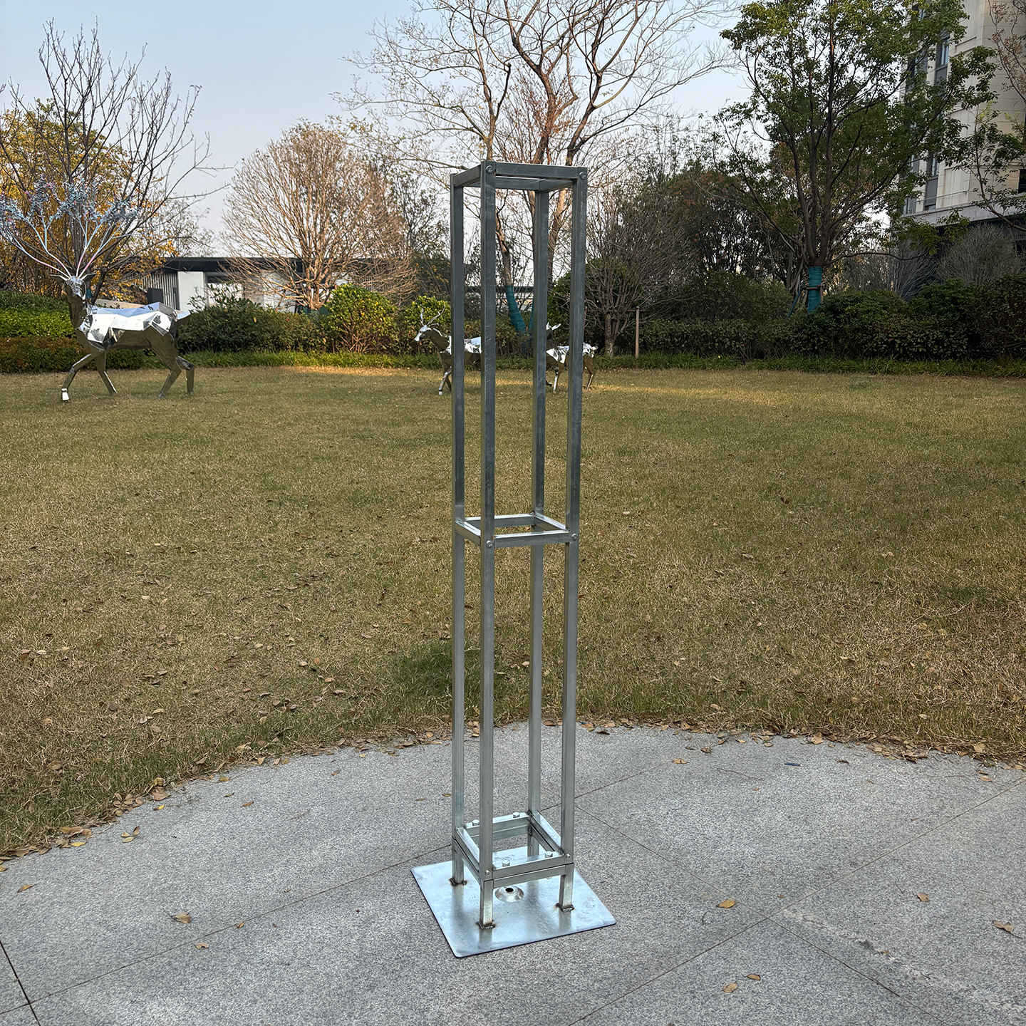 婚庆铁艺钢板路引花艺桁架