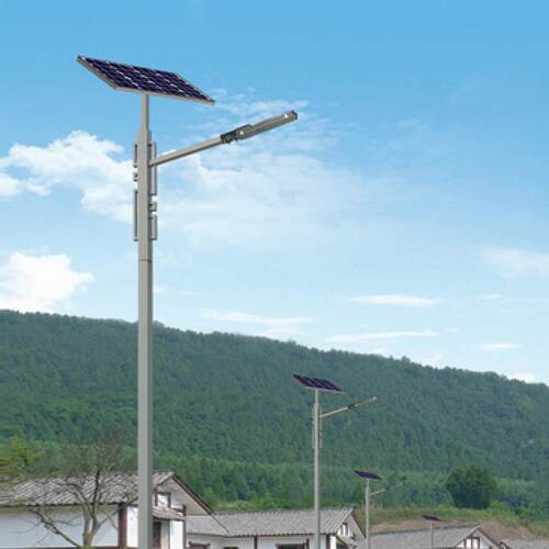 太能路灯厂家农阳村6太米阳能灯建设工程道路新照HCB明led太阳能