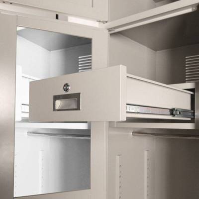 加厚制式单人双人内务柜对开门宿舍更衣柜储物柜子带锁三门衣帽柜