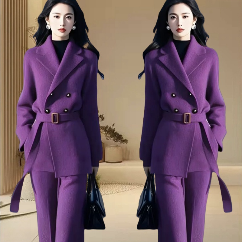 高端时尚气质名媛小香风职业套装女2025秋冬新款搭配一整套小洋装