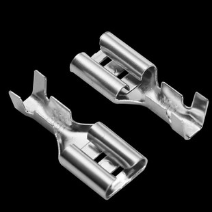 插片快速并线接线端子接插件 2.8公母头对插拔式 插簧端子6.3 4.8