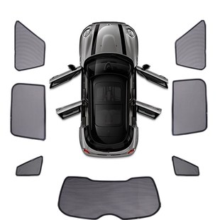 专用于宝马mini车窗遮阳挡F54F60自吸遮阳帘F55R60侧窗网纱车用品