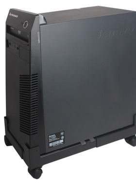 黑色新款电脑主机拖架办公移动托盘台式pc支架大机箱伸缩底座可调