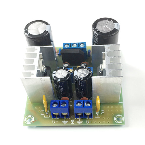 LM317+LM337正负双电源可调稳压电源板套件 负电压板 317调压散件