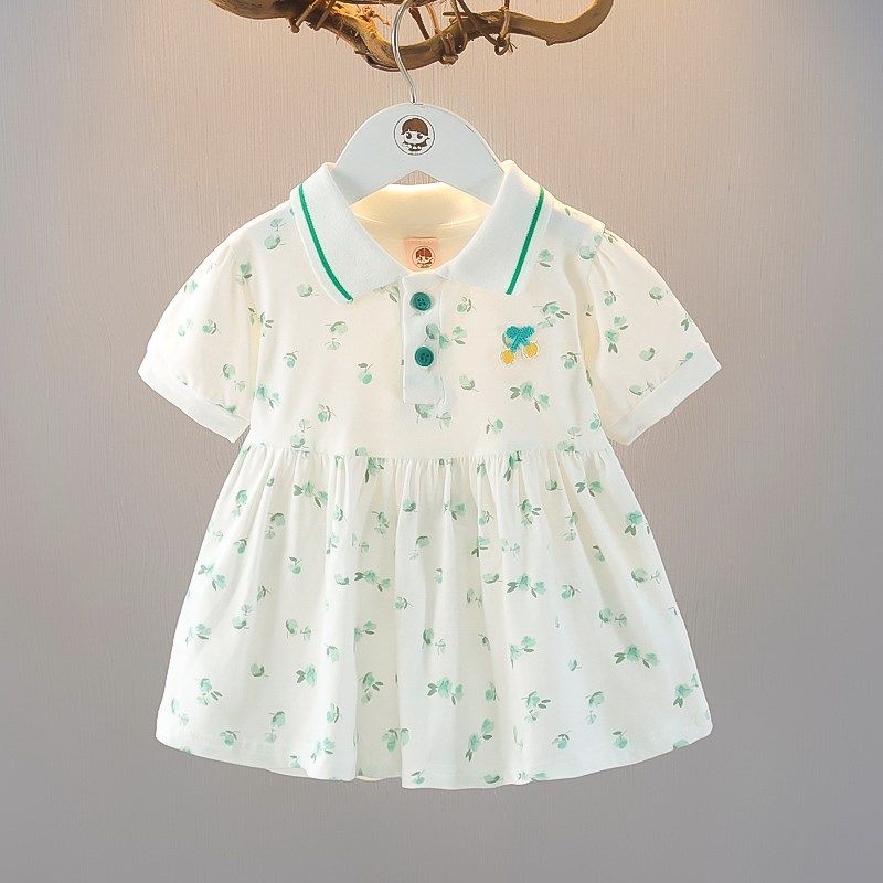 女童夏季连衣裙纯棉婴儿公主裙0洋气女宝宝夏天polo衫短袖T恤裙子,童装/婴儿装/亲子装,连衣裙,淘宝优惠券,粉丝福利购,淘宝优惠卷