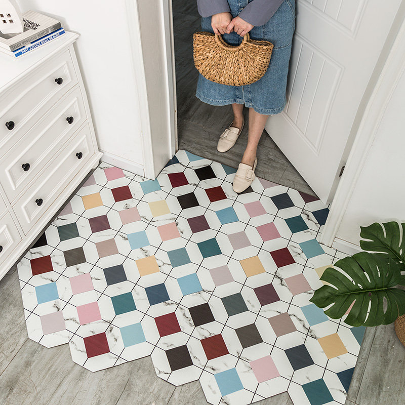 可擦洗地垫进门脚垫皮革地垫入户门垫客厅厨房地垫防滑防油地垫子,居家布艺,家用脚垫,淘宝优惠券,粉丝福利购,淘宝优惠卷