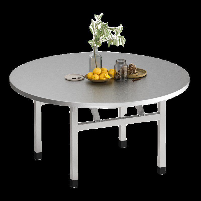 304不锈钢圆桌家用餐桌转盘食堂饭店餐饮大排档折叠桌子收纳台面,住宅家具,不锈钢/PVC餐桌,淘宝优惠券,粉丝福利购,淘宝优惠卷