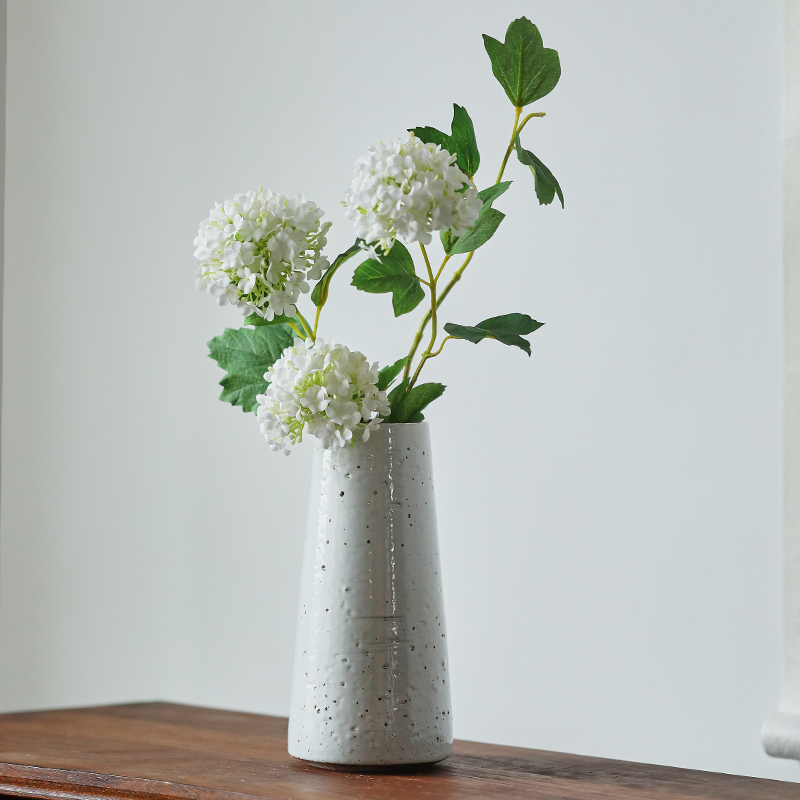 梵悦 景德镇手工陶瓷花器桌面水培花瓶简约单只干花鲜花装饰品