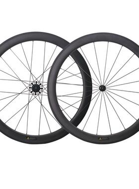 700C锐杰逊RUJIXU38/50/60mm碳纤维公路车轮组V刹圈刹开口真空胎