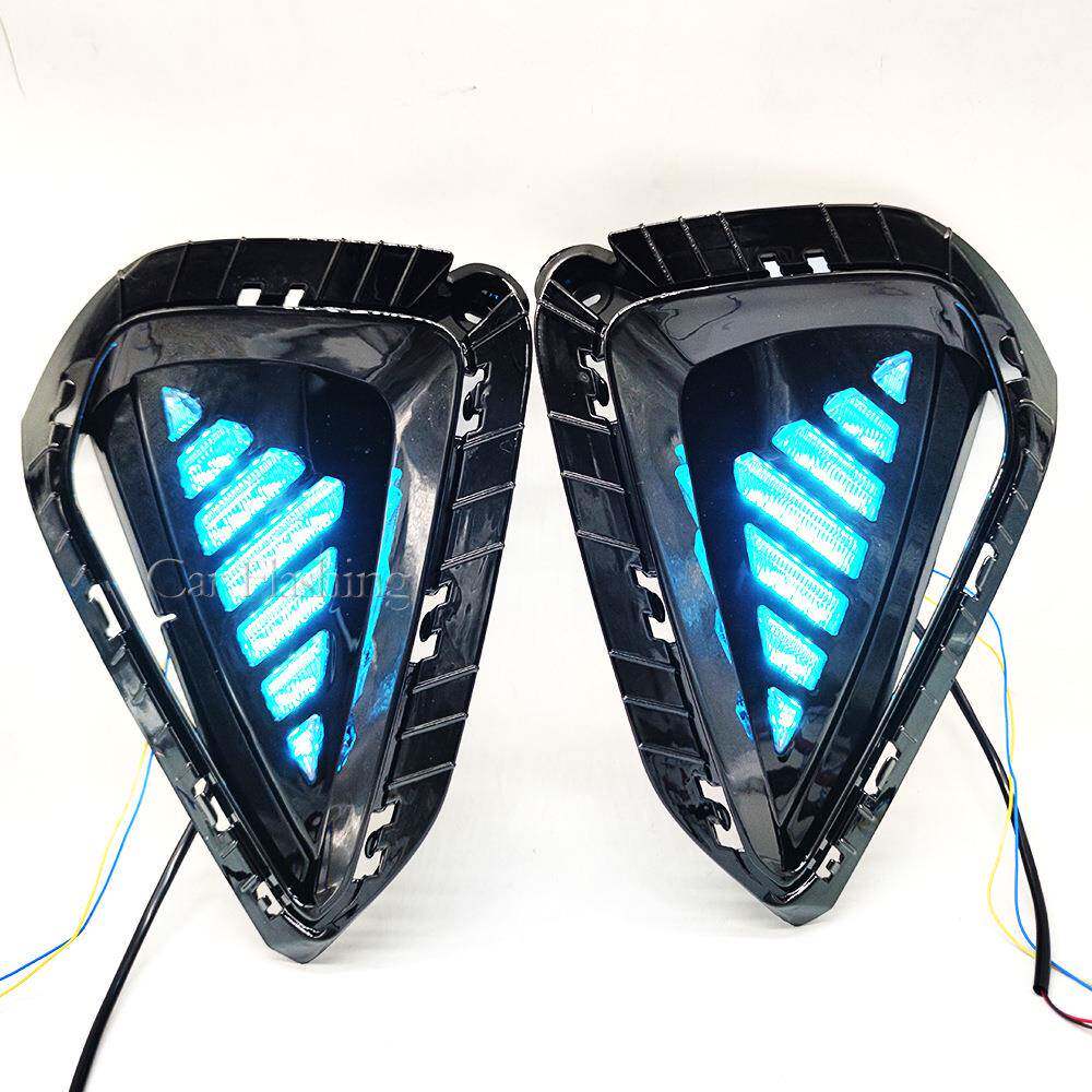 适用于起亚23-24款K3日行灯前雾灯LED流水转向灯日间行车灯