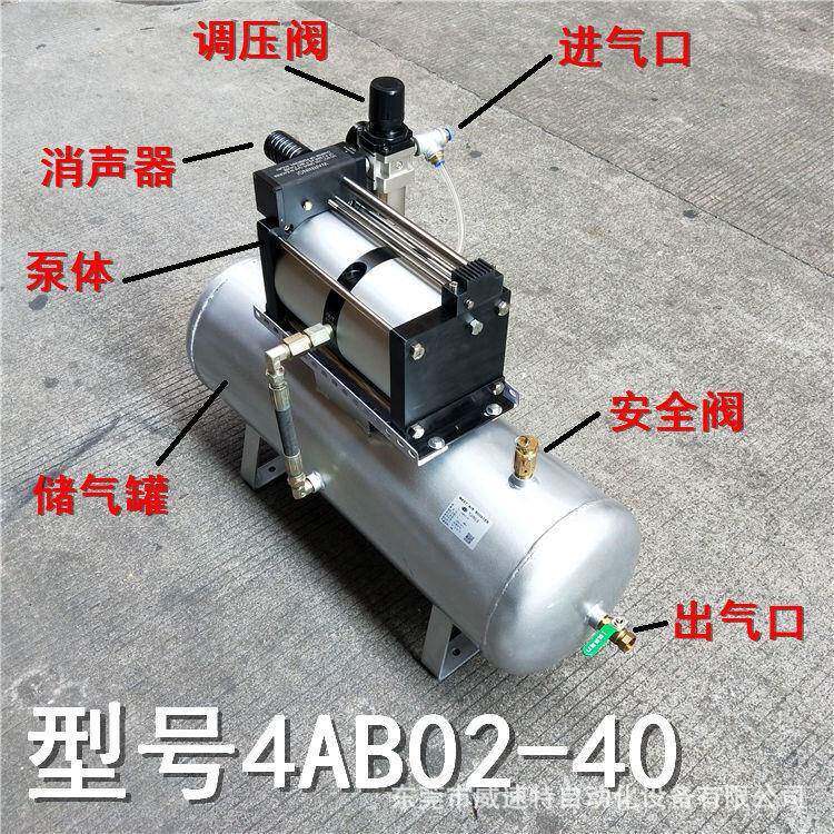 天津增压泵大流量气动增压泵威速特增压泵