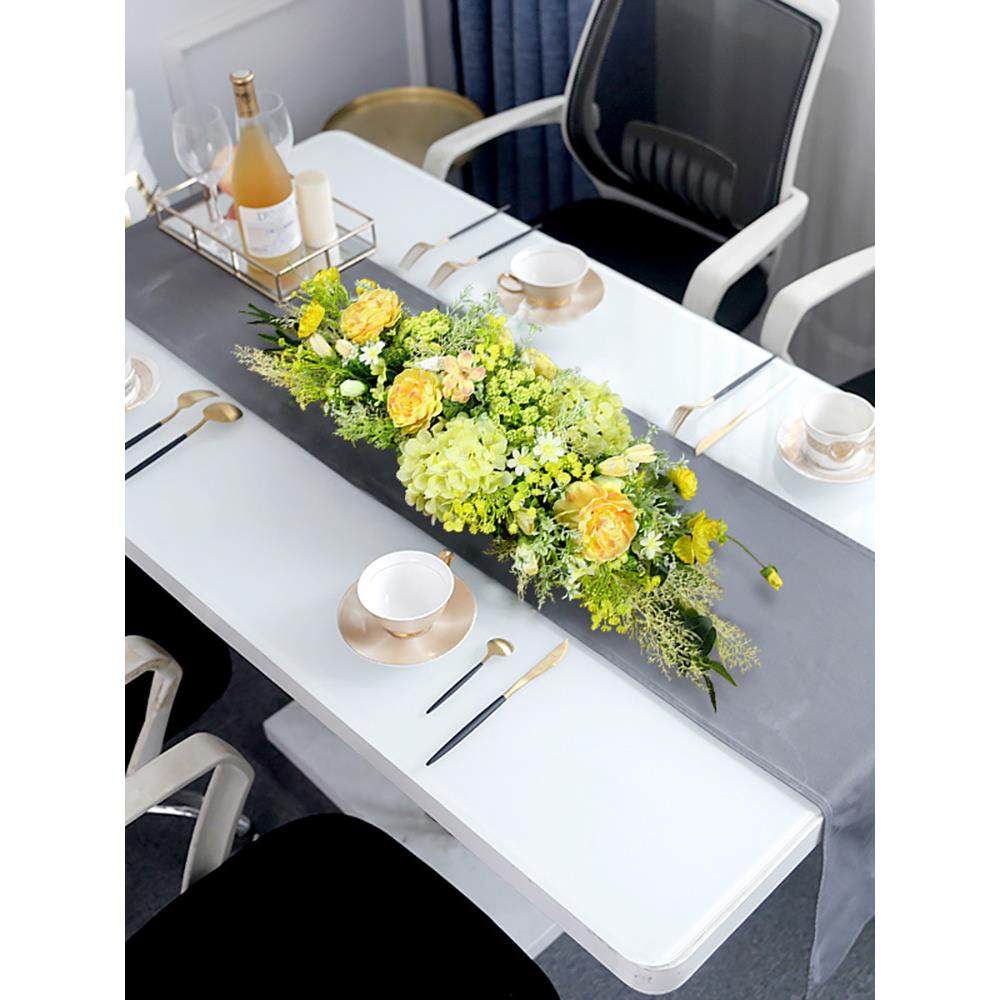 电视柜长桌装饰花仿真花摆件前台会议桌假花客厅餐桌冰箱顶上花艺,鲜花速递/花卉仿真/绿植园艺,割草机/草坪机,淘宝优惠券,粉丝福利购,淘宝优惠卷