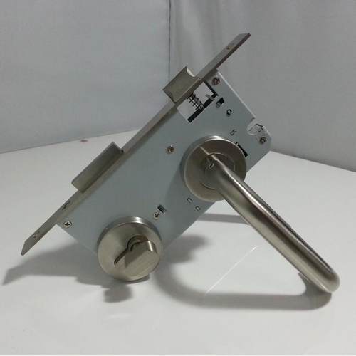 不锈钢门锁欧式室内房门锁防火门木门锁分体执手锁插芯锁芯