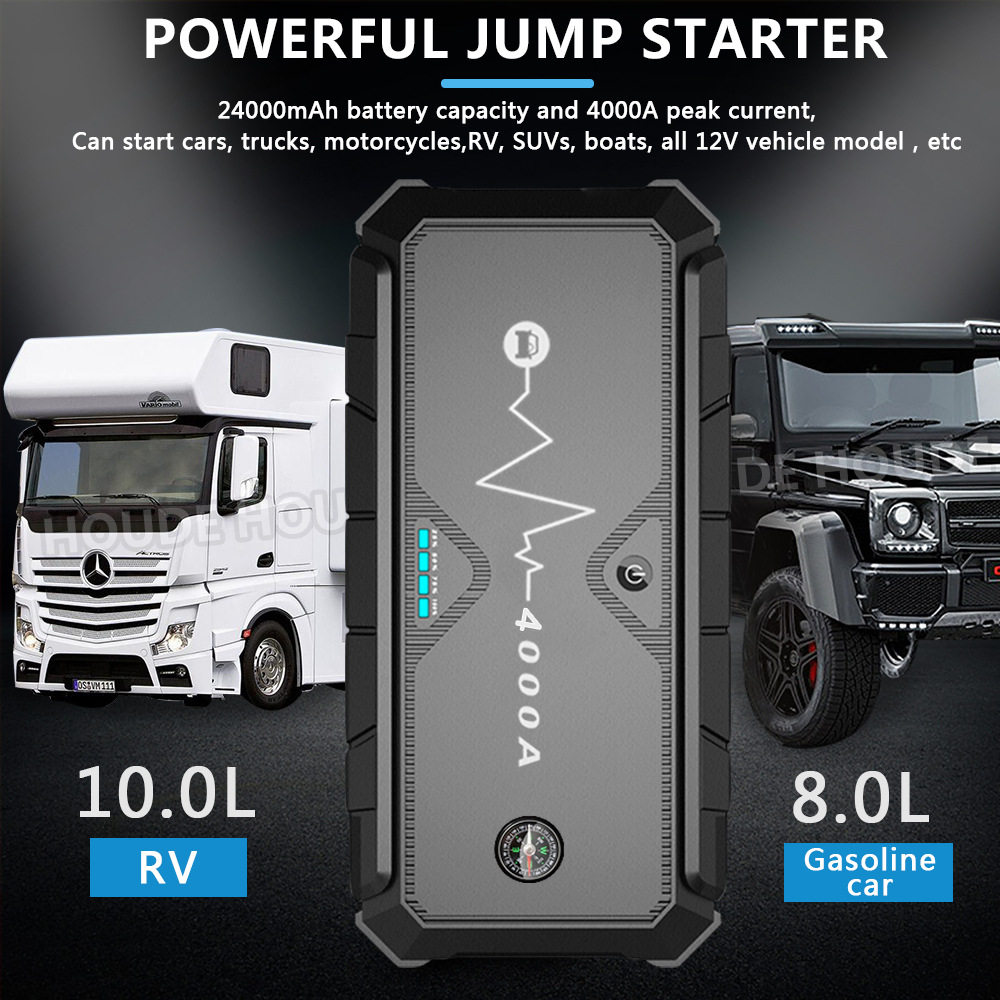 DC直流UPS4000A400000毫安汽车应急电源3000A4000APD60W