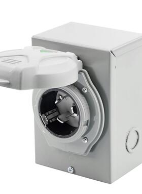 北美房车营地RM50PB四芯50A自锁式充电桩50APowerBoxSS2-50