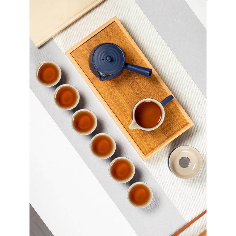 鲁宝茶具蓝陶手工茶壶单壶粗陶边柄壶功夫茶套装提梁壶日式西施茶,3C数码配件,USB多功能数码宝,淘宝优惠券,粉丝福利购,淘宝优惠卷