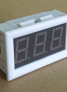 YB27A AC30-500V两线制数字交流电压表LED二线数显表头AC220V380V