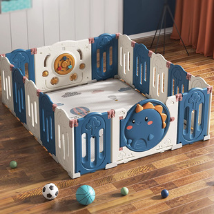 围栏防护栏婴儿地上游戏宝宝室内家用儿童加爬爬垫爬行垫折叠栅栏