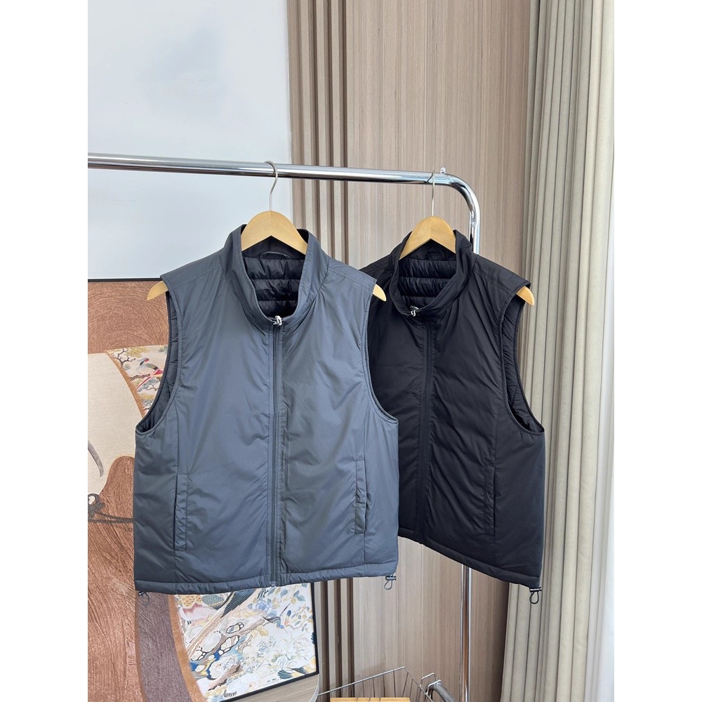 日本品质【国标90绒】出口轻薄男装立领羽绒马甲2025新款内搭外穿