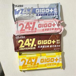 初吉乳清蛋白棒代餐饱腹0低无糖精零食品粉脂能量饼干健身营养