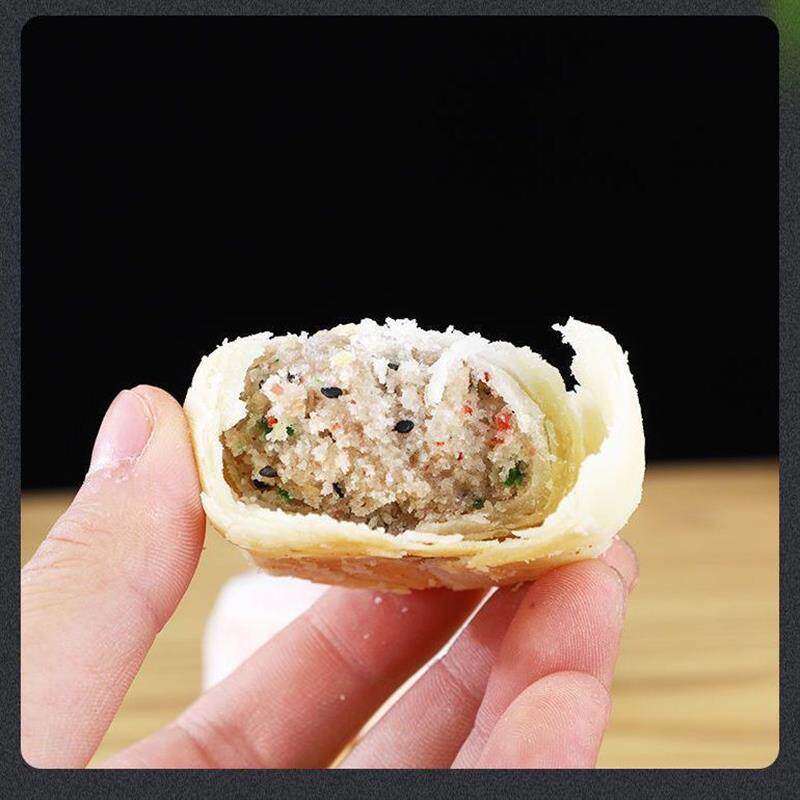 陕西青红丝水晶后传统饼白糖西安老式月饼饼怀旧零食酥饼糕