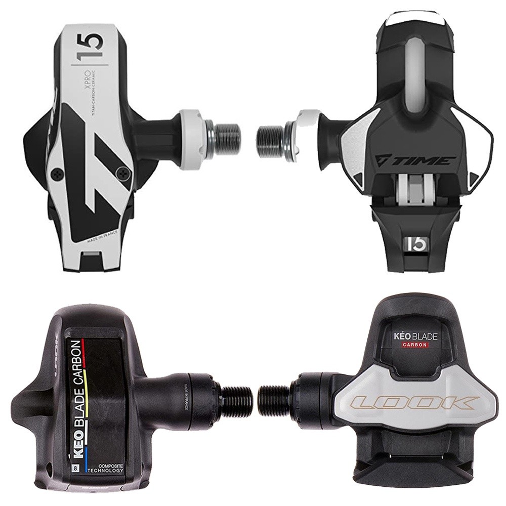 TIME XPRESSO LOOK Keo 公路自行车脚踏碳纤维钛轴脚踏自锁配锁片