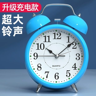 学生闹钟专用起床神器2023新款床头小闹铃儿童钟男孩女孩用夜光表